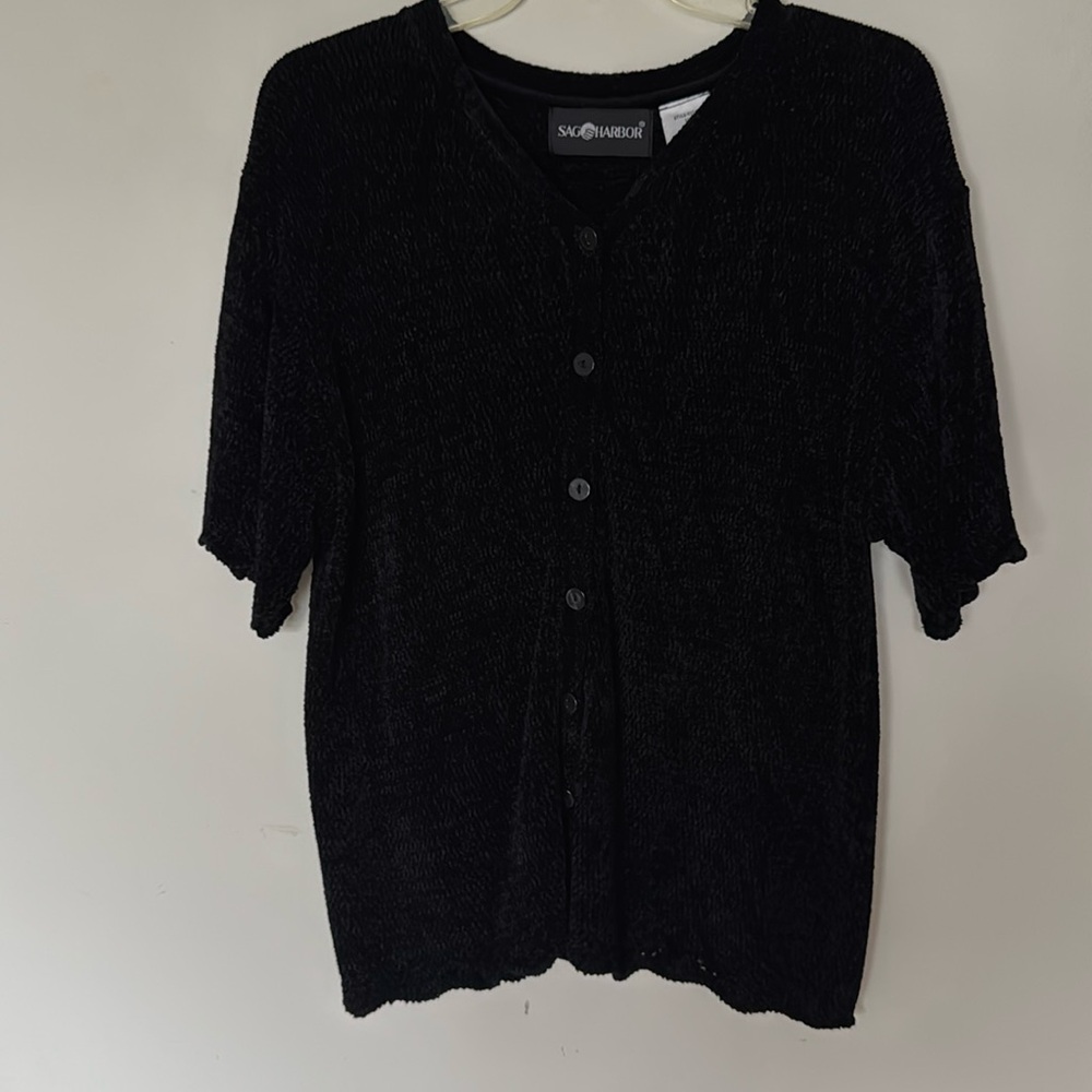 Sag Harbor Short sleeve cardigan
